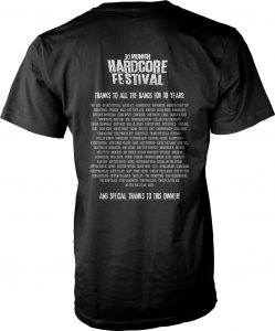 T-Shirt 30 Jahre Munich Hardcore-Festival Back