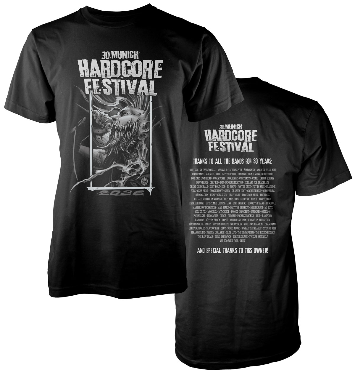 T-Shirt 30 Jahre Munich Hardcore-Festival
